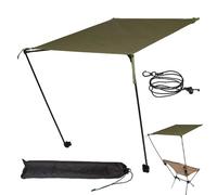Retractable Patio Awning Retractable Awning Beach Umbrellas - Aluminum 420D | Waterproof UV Resistant Polyester 84x70cm, Portable Sun Shade Canopy | Retractable Patio Awning | For Hiking Travel Picnic