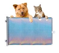 Retractable Pet Gate 45x125cm, No-Punching Safety Guard for Dogs and Cats, Kitten Hallway Barrier for Indoor, Driveway, Garage, Deck, Porch, Door Frame, Stairs, Balcony