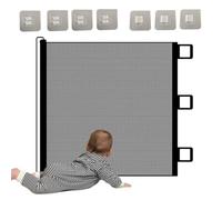 Retractable Pet Gate, Small Dog Fence,Adjustable No Punching Pet Guard | Stairway Gate for House - for Kitchens Doorways Hallways Indoor Outdoor Courtyards Balconies Terraces