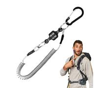 Rétractable pour Pêche À La Mouche | Rétracteur À Clip Magnétique | Dispositif à Libération Rapide Porte-Outils Antidérapant Rétractable pour Eau Douce et Salée