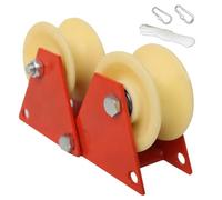 Retractable Rope Pulley - Heavy Duty Lifting System | Metal Nylon Safety Hoist Tool - Labor Saving Cord Retract Mechanism with Hooks for Construction Stage Building Outdoor Home Improvement Use
