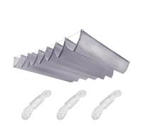 Retractable Shade Sail Outdoor Canopy Awning Waterproof Sun Protection Cover with Grommets Ropes Adjustable Patio Garden Terrace Lawn Pergola Fabric Polyester Oxford Cloth