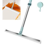 Retractable Silicone Floor Scraper Bathroom Wiper, 35/52cmsiliconegroundscrape, Silicone Scraper Broom Wiper & Floor Mop, Silicone Ground Scrape for Concrete Floor, Bathroom Wiper (13.8in)