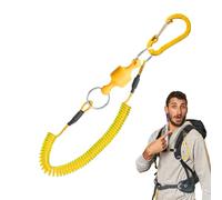 Rétracteur pour Épuisette De Pêche À La Mouche | Porte Épuisette - Dispositif à Libération Rapide Porte-Outils Antidérapant Rétractable pour Eau Douce et Salée