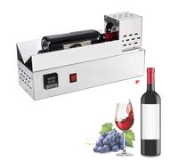 Rétracteur thermique horizontal pour capsules de vin, 600 W, écran LCD, jusqu'à 170 °C/Φ80 mm, emballage rétractable commercial