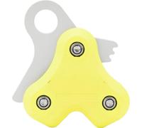 Rétracteur universel en alliage d'aluminium pour poulie de plongée Câble 250 kg charge maxi Fonctionnement simple haute efficacité Freediving Fluorescence du rouleau Jaune