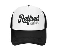 Retraité 2025 Ce n'est Plus Mon Problème Retraite 2025 Casquettes Sport Confortable Casquettes De Baseball Hip-Hop Solaire Cap pour Golf Homme Été