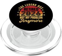 Retraité 2026, ce n'est plus mon problème, papa, homme de retraite drôle PopSockets PopGrip pour MagSafe