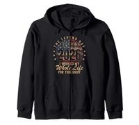 Retraite 2026 Drapeau américain Retired I Worked Whole Life for This Sweat à Capuche