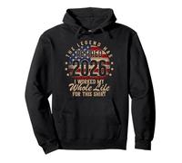 Retraite 2026 Drapeau américain Retired I Worked Whole Life for This Sweat à Capuche