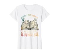 Retraite 2026 School's Out Forever Professeur retraité drôle T-Shirt Graphique avec Valeur