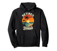 Retraité 2027 Living The Dream Tropical Beach Sweat à Capuche