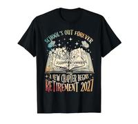 Retraite 2027 School's Out Forever Professeur retraité drôle T-Shirt Graphique avec Valeur