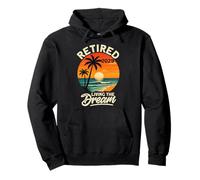 Retraité 2029 Living The Dream Tropical Beach Sweat à Capuche
