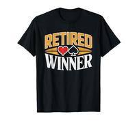 Retraite Bridge Joueur De Jeu Cartes T-Shirt