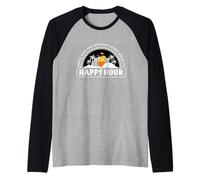 Retraité Chaque Heure est Un Buveur de Retraite Manche Raglan