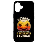 Retraité, Combien de Jours dans Une Semaine, 6 samedis 1 Coque pour iPhone 16