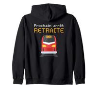 Retraite Conducteur de Train 2026 Suivant Prochain arrêt Sweat à Capuche