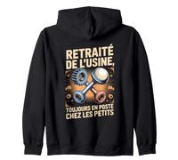 Retraité De Lusine Toujours en Poste chez Les Petits Sweat à Capuche