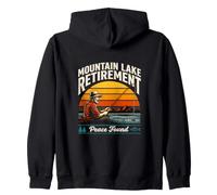 Retraite de Mountain Lake Peace Found Fishing Sweat à Capuche