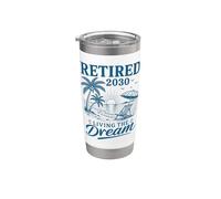 Retraité en 2030 : vivre son rêve Gobelet isotherme en acier inoxydable double paroi