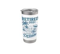 Retraité en 2031 : Vivre son rêve Gobelet isotherme en acier inoxydable double paroi