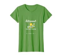 Retraite: Every Day is Saturday Calendar Humour T-Shirt, Femme, Herbe, S