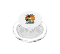 Retraite Femmes Hommes Retraités 2030 Living The Dream PopSockets PopGrip pour MagSafe