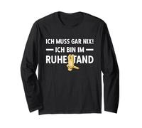Retraite Ich Muss Gar Nix ! Ich Bin Im Rühestand Rente Manche Longue