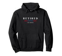 RETRAITÉ J’AI Fini Cadeau de Retraite Minimal Sweat à Capuche