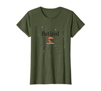 Retraité: J'Ai travaillé Toute ma Vie pour Cela T-Shirt, Femme, Olive, 3XL
