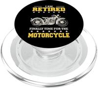 Retraite Je suis à la Retraite, Enfin l'heure de la Moto PopSockets PopGrip pour MagSafe