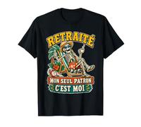 Retraité Mon Patron C Moi Homme Humour Pot de Départ Drole T-Shirt