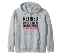 Retraité sous Une Nouvelle Direction Voir épouse pour Plus de détails Retraite Sweat à Capuche