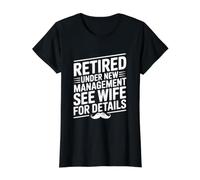 Retraité sous Une Nouvelle Direction Voir épouse pour Plus de détails T-Shirt Graphique avec Valeur