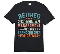 Retraité sous Une Nouvelle Direction Voir Mes Petits-Enfants pour Plus de détails Comfort Colors Adult Heavyweight T-Shirt