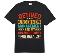 Retraité sous Une Nouvelle Direction Voir Mes Petits-Enfants pour Plus de détails Comfort Colors Adult Heavyweight T-Shirt