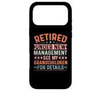 Retraité sous Une Nouvelle Direction Voir Mes Petits-Enfants pour Plus de détails Coque pour iPhone 17 Pro Max