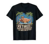 Retraité sous Une Nouvelle Gestion Voir épouse drôle Retraite T-Shirt