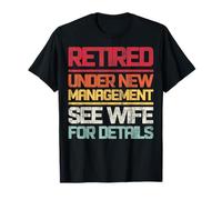 Retraité sous une nouvelle gestion Voir femme pour plus de détails Retro T-Shirt
