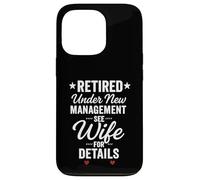 Retraité sous Une Nouvelle Gestion, Voir la Femme pour Plus Coque pour iPhone 13 Pro