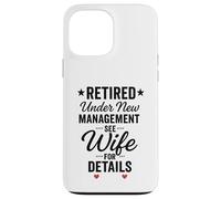 Retraité sous Une Nouvelle Gestion, Voir la Femme pour Plus Coque pour iPhone 13 Pro Max
