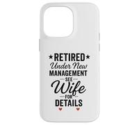 Retraité sous Une Nouvelle Gestion, Voir la Femme pour Plus Coque pour iPhone 14 Pro Max