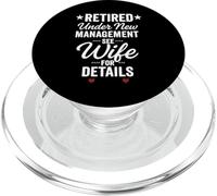 Retraité sous Une Nouvelle Gestion, Voir la Femme pour Plus PopSockets PopGrip pour MagSafe