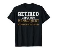 Retraité sous Une Nouvelle Gestion Voir la Retraite Amusante des Petits-Enfants T-Shirt
