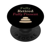 Retraité Zen Mindful Man Grandpa Méditation Humour Calme PopSockets PopGrip Adhésif