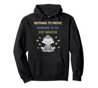 Retraité Zen Mindful Man Grandpa Méditation Humour Calme Sweat à Capuche