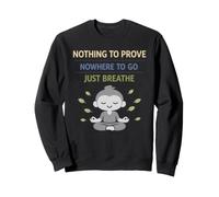 Retraité Zen Mindful Man Grandpa Méditation Humour Calme Sweatshirt