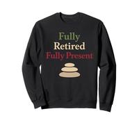 Retraité Zen Mindful Man Grandpa Méditation Humour Calme Sweatshirt