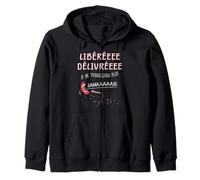 Retraitée Chanson Femme Retraite Bouche Rouge Lèvres Micro Sweat à Capuche